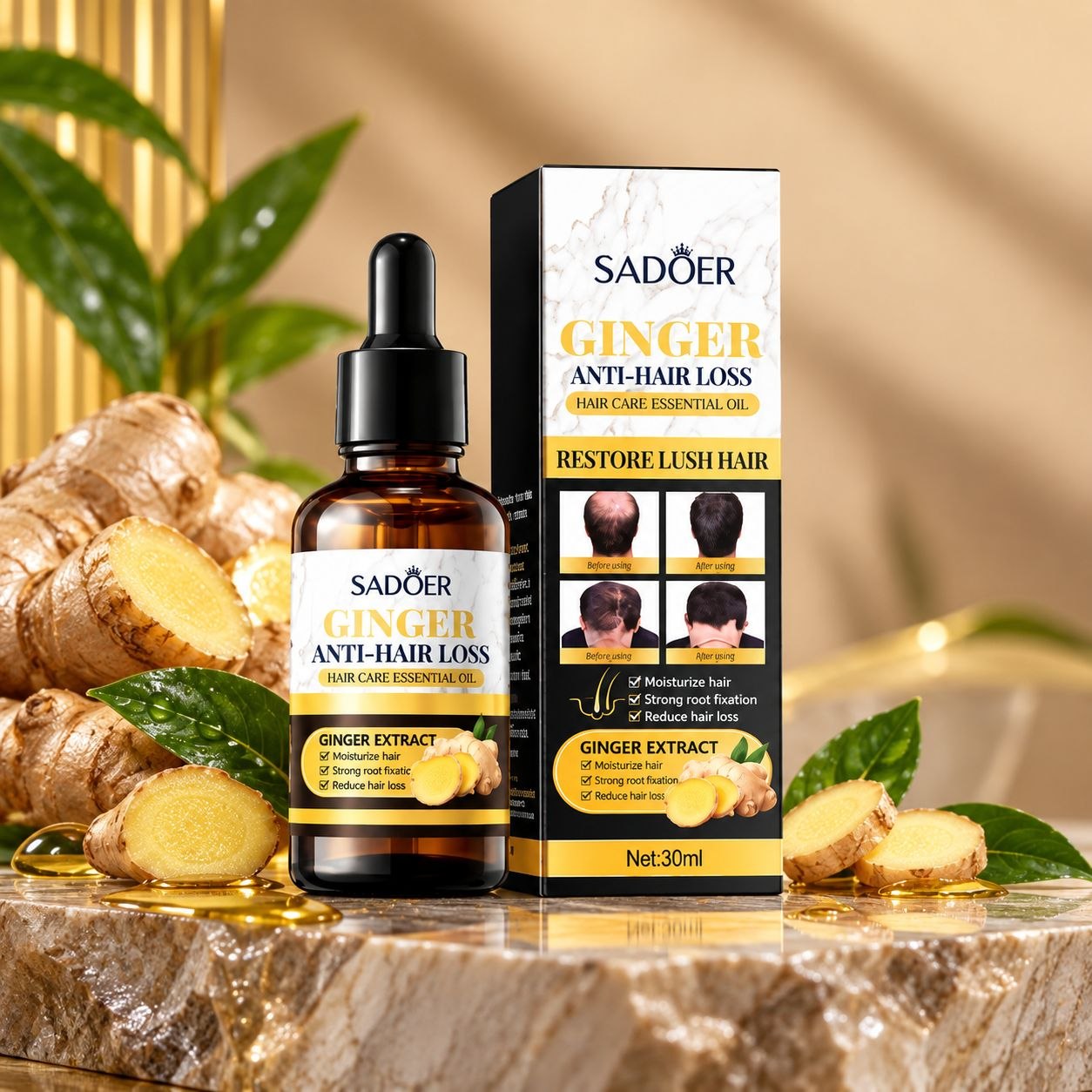 SADOER Ginger Hair Care Essential Oil 30 мл